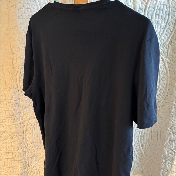 Calvin Klein Black Short Sleeve Tee V-Neck - Picture 3 of 3